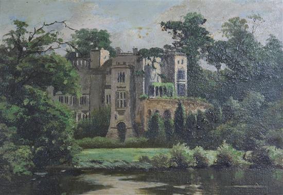 19th century English School Guys Cliffe, Warwick 21 x 27cm